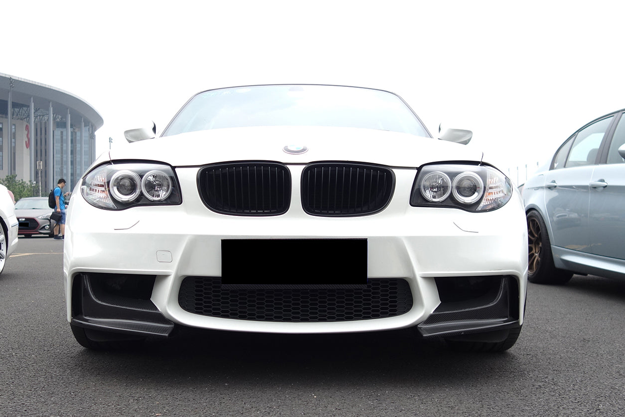 DarwinPRO 2008-2013 BMW 1M AF Style Carbon Fiber Front Lip Spiliter