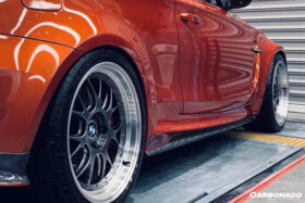 DarwinPRO 2008-2013 BMW 1M Only RZ Style Carbon Fiber Side Skirts - image 5