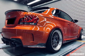 DarwinPRO 2008-2013 BMW E82 1M Series RZ Style Carbon Fiber Trunk Spoiler - image 2