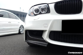 DarwinPRO 2008-2013 BMW 1M AF Style Carbon Fiber Front Lip Spiliter - image 3