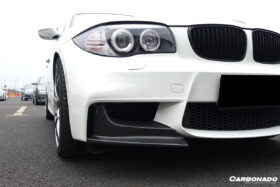 DarwinPRO 2008-2013 BMW 1M AF Style Carbon Fiber Front Lip Spiliter - image 4