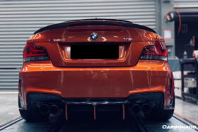DarwinPRO 2008-2013 BMW E82 1M Series RZ Style Carbon Fiber Trunk Spoiler - image 5