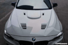 DarwinPRO 2013-2019 BMW 3 Series F30 F35 RZ Style Carbon Fiber Hood - image 2