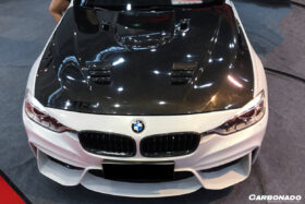 DarwinPRO 2013-2019 BMW 3 Series F30 F35 RZ Style Carbon Fiber Hood - image 4