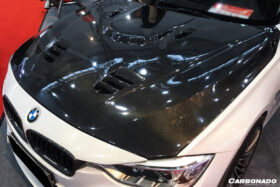 DarwinPRO 2013-2019 BMW 3 Series F30 F35 RZ Style Carbon Fiber Hood - image 5