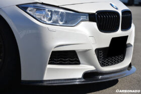 DarwinPRO 2013-2019 BMW 3 Series F30 F35 VA Style Carbon Fiber Front Lip (For MT Rear Bumper only) - image 3