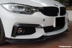 DarwinPRO 2014-2017 BMW 4 Series F32 F33 M Sport ECC Style Carbon Fiber Front Lip - image 5