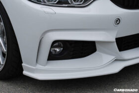 DarwinPRO 2014-2017 BMW 4 Series F32 F33 M Sport ECC Style Carbon Fiber Front Lip - image 6