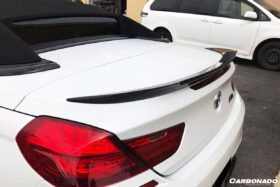 DarwinPRO 2011-2018 BMW 6 Series F12 M6 Convertiable VRS Style Carbon Fiber Trunk Spoiler - image 2