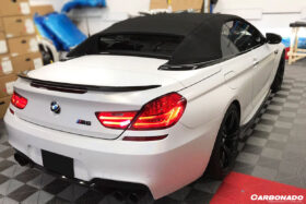 DarwinPRO 2011-2018 BMW 6 Series F12 M6 Convertiable VRS Style Carbon Fiber Trunk Spoiler - image 8
