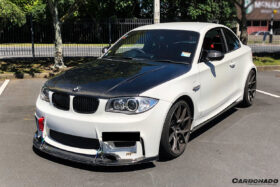 DarwinPRO 2008-2013 BMW 1 Series E82, E88, 1M, RZ Style Carbon Fiber Hood - image 3