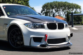 DarwinPRO 2008-2013 BMW 1 Series E82, E88, 1M, RZ Style Carbon Fiber Hood - image 6