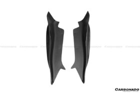 DarwinPRO 2008-2013 BMW 1M RZ Style Carbon Fiber Rear Bumper Cap Spiliter - image 9