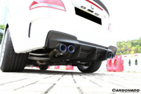 DarwinPRO 2008-2013 BMW 1M RZ Style Carbon Fiber Rear Lip & Diffuser Undertray - image 8
