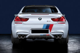 DarwinPRO 2012-2018 BMW F12 F13 M6 MP Style Carbon Fiber Rear Lip Diffuser - image 1