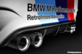 DarwinPRO 2012-2018 BMW F12 F13 M6 MP Style Carbon Fiber Rear Lip Diffuser - image 3