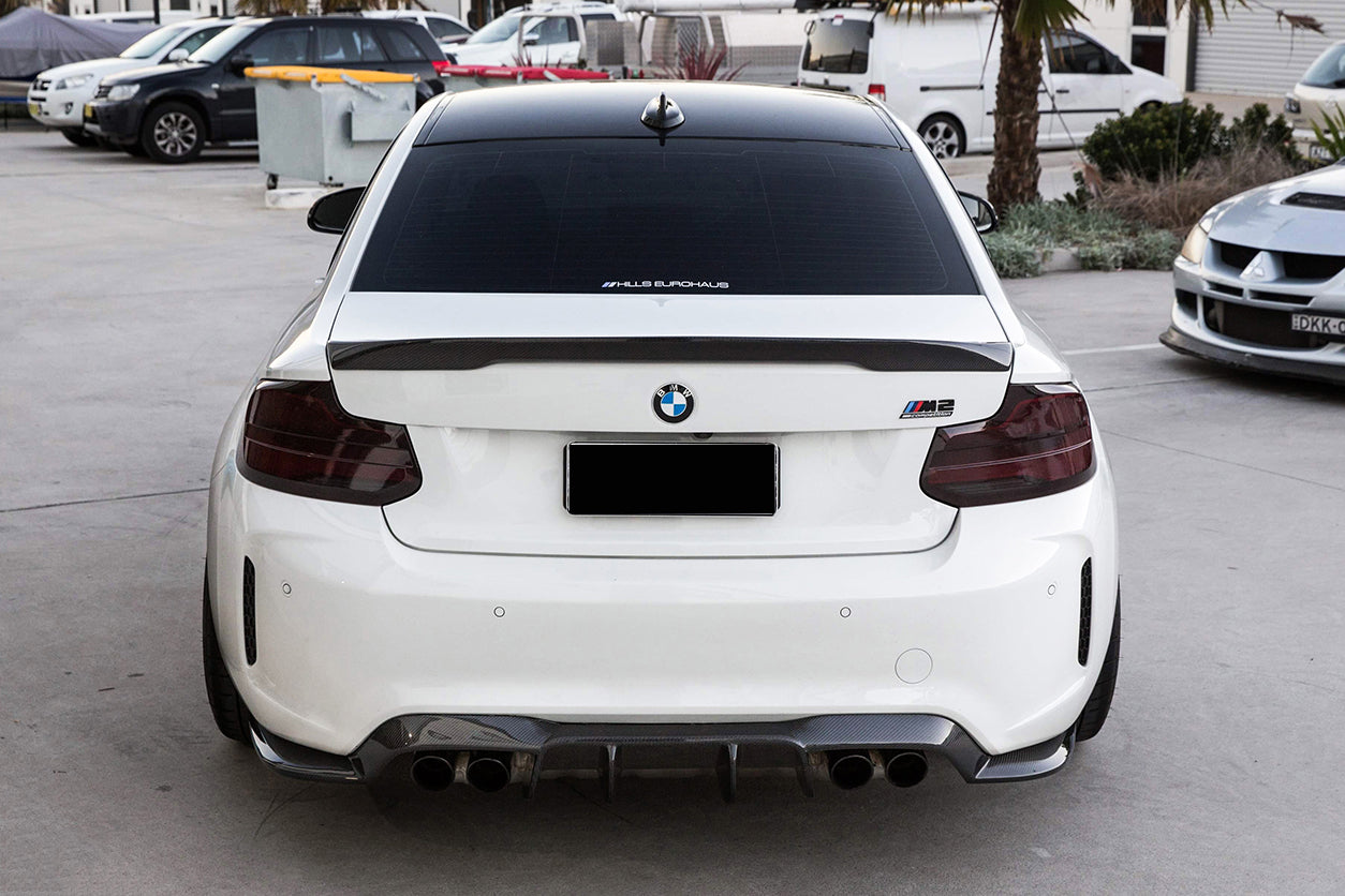 DarwinPRO 2016-2020 BMW M2 F87 VRS Style Carbon FIber Rear Lip