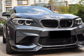 DarwinPRO 2016-2020 BMW M2 F87 VRS Style Carbon FIber Front Lip - image 1