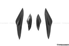 DarwinPRO 2008-2012 BMW M3 E90 E92 E93 KA Style Carbon Fiber Canards - image 8