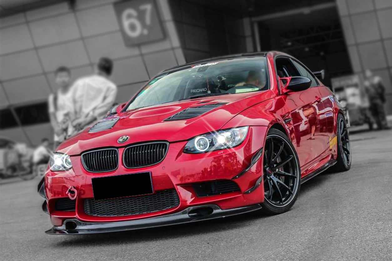 DarwinPRO 2008-2012 BMW M3 E90 E92 E93 KA Style Carbon Fiber Canards - FF Performance