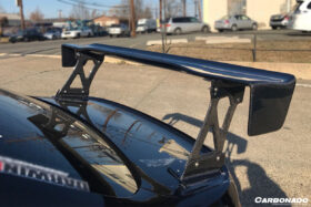DarwinPRO 2008-2012 BMW M3 E92 E93 VA Style Carbon Fiber Trunk Spoiler - image 4