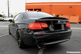 DarwinPRO 2008-2012 BMW M3 E92 MP Style Carbon Fiber Trunk Spoiler - image 9