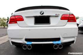 DarwinPRO 2008-2012 BMW M3 E92 MP Style Carbon Fiber Trunk Spoiler - image 2