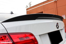 DarwinPRO 2008-2012 BMW M3 E92 MP Style Carbon Fiber Trunk Spoiler - image 4