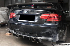 DarwinPRO 2008-2013 BMW M3 E92 VA2 Style Carbon Fiber Trunk Spoiler - image 7