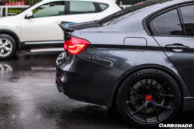 DarwinPRO 2014-2020 BMW M3 F80 3 Series F30 F35 VRS Style Carbon Fiber Trunk Spoiler - image 2