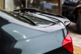 DarwinPRO 2014-2020 BMW M3 F80 3 Series F30 F35 VRS Style Carbon Fiber Trunk Spoiler - image 1