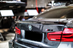 DarwinPRO 2014-2020 BMW M3 F80 3 Series F30 F35 VRS Style Carbon Fiber Trunk Spoiler - image 4