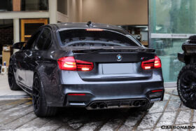 DarwinPRO 2014-2020 BMW M3 F80 3 Series F30 F35 VRS Style Carbon Fiber Trunk Spoiler - image 5