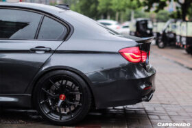 DarwinPRO 2014-2020 BMW M3 F80 3 Series F30 F35 VRS Style Carbon Fiber Trunk Spoiler - image 7