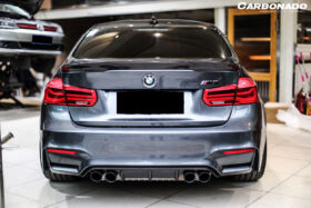 DarwinPRO 2014-2020 BMW M3 F80 3 Series F30 F35 VRS Style Carbon Fiber Trunk Spoiler - image 8
