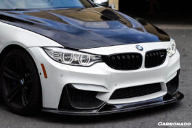DarwinPRO 2014-2020 BMW M3 F80 & M4 F82 BS Style Carbon Fiber Front Lip - image 4