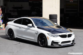 DarwinPRO 2014-2020 BMW M3 F80 & M4 F82 BS Style Carbon Fiber Front Lip - image 5