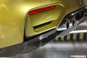 DarwinPRO 2014-2020 BMW M3 F80 & M4 F82 VA Style Carbon Fiber Rear Lip - image 3