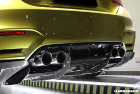 DarwinPRO 2014-2020 BMW M3 F80 & M4 F82 VA Style Carbon Fiber Rear Lip - image 4