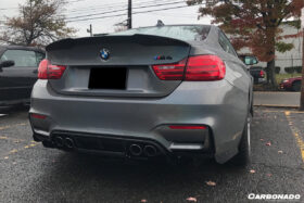 DarwinPRO 2014-2020 BMW M3 F80 & M4 F82 VA Style Carbon Fiber Rear Lip - image 7