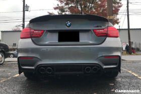 DarwinPRO 2014-2020 BMW M3 F80 & M4 F82 VA Style Carbon Fiber Rear Lip - image 8