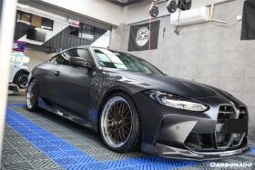 DarwinPRO 2021-UP BMW M3 G80 G81 M4 G82 G83 OD Style Dry Carbon Fiber Front Fender - image 3