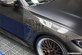 DarwinPRO 2021-UP BMW M3 G80 G81 M4 G82 G83 OD Style Dry Carbon Fiber Front Fender - image 4
