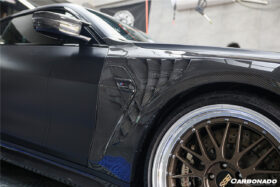 DarwinPRO 2021-UP BMW M3 G80 G81 M4 G82 G83 OD Style Dry Carbon Fiber Front Fender - image 5