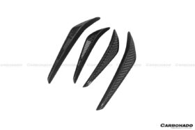 DarwinPRO 2021-UP BMW M3 G80 M4 G82 G83 MP Style Carbon Fiber Front Canards - image 7