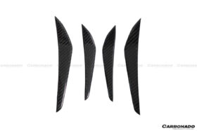 DarwinPRO 2021-UP BMW M3 G80 M4 G82 G83 MP Style Carbon Fiber Front Canards - image 8