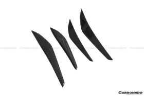 DarwinPRO 2021-UP BMW M3 G80 M4 G82 G83 MP Style Carbon Fiber Front Canards - image 10