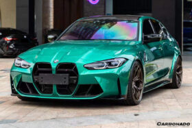DarwinPRO 2021-UP BMW M3 G80 M4 G82 G83 OD Style DRY Carbon Fiber Grille (NO ACC) - image 4