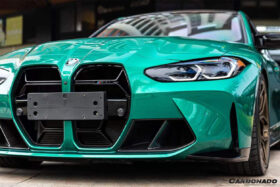 DarwinPRO 2021-UP BMW M3 G80 M4 G82 G83 OD Style DRY Carbon Fiber Grille (NO ACC) - image 5