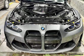 DarwinPRO 2021-UP BMW M3 G80 M4 G82 G83 OD Style DRY Carbon Fiber Grille (NO ACC) - image 2